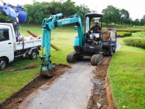 立野クラシックゴルフ倶楽部カート道路