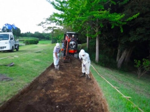 立野クラシックゴルフ倶楽部カート道路